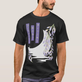 Japanisches grafisches T-Shirt mit Hiragana und Ka