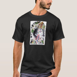 Japanisches groteskes Schwertdesign T-Shirt