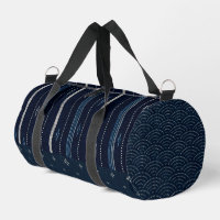 Japanisches Indigo-Feldtuch Boro- und Kasuri-Texti
