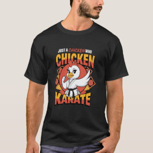 Japanisches Karate-Huhn T-Shirt