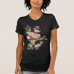 Japanisches KIMONO Gewebe, Floret-Muster T-Shirt