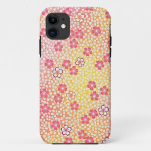 Japanisches KIMONO Gewebe, Kirschblüten-Muster Case-Mate iPhone Hülle