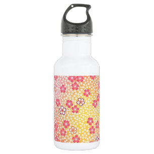 Japanisches KIMONO Textil, Kirschblütenmuster Trinkflasche