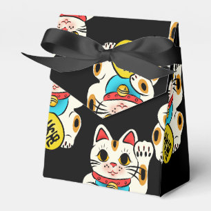 Japanisches Kimonomusterbevorzugungskasten maneki Geschenkschachtel