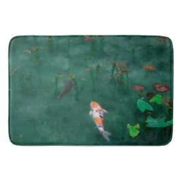 Japanisches Koi Fish Nature Foto Badematte