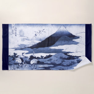 Japanisches Kran-Badetuch Strandtuch
