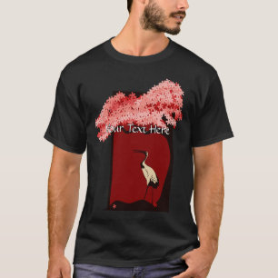 Japanisches Kran-Shirt T-Shirt