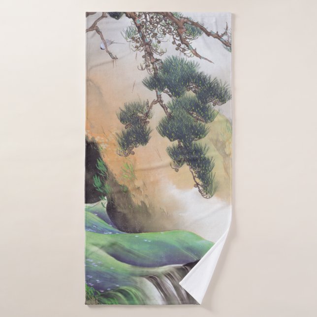 Japanisches Kunstbadtuch Badehandtuch (Badehandtuch)