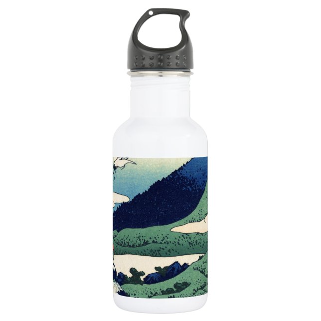 JAPANISCHES KUNSTWERK EDELSTAHLFLASCHE (Vorderseite)