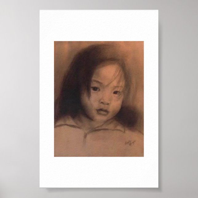 Japanisches Mädchen Poster (Vorne)