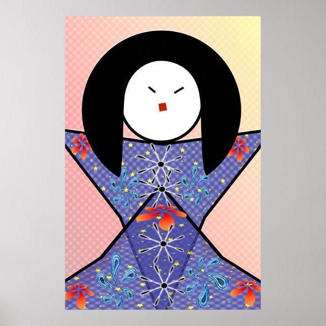 japanisches Mädchen Poster (Vorne)