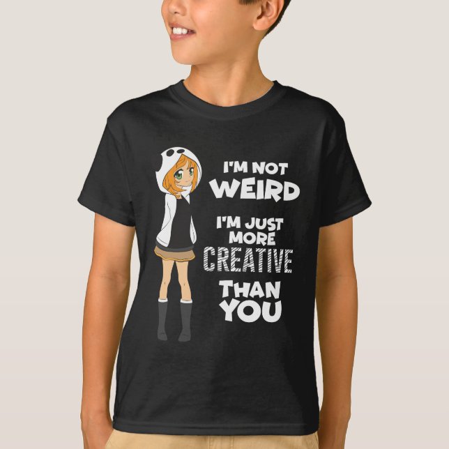 Japanisches manga Geschenk niedlicher Kawaii T-Shirt (Vorderseite)