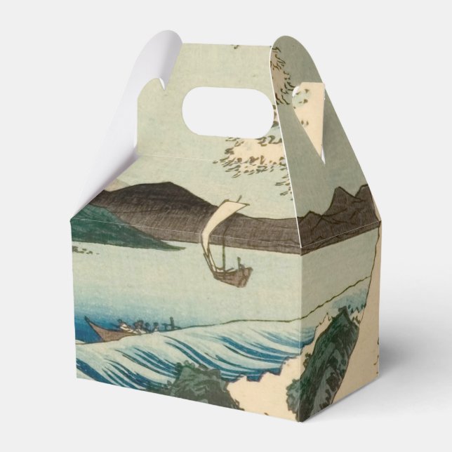 Japanisches Meer von Satta Hiroshige Kunst Geschenkschachtel (Vorderseite)