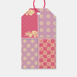 Japanisches Mix-Muster Geschenkanhänger