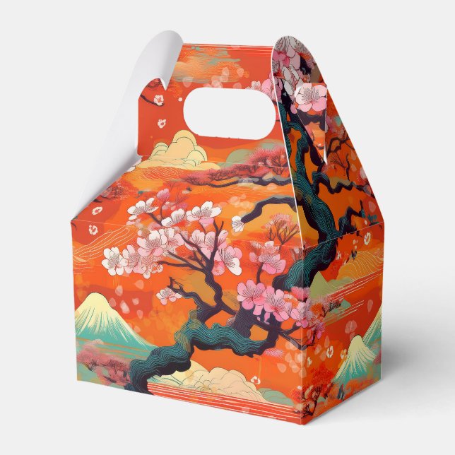japanisches Muster-Gastgeschenk Geschenkschachtel (Vorderseite)