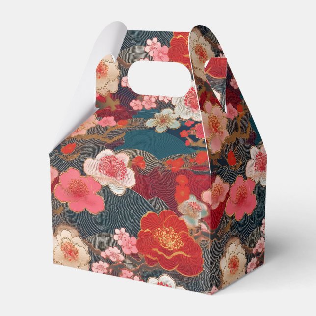 japanisches Muster-Gastgeschenk Geschenkschachtel (Vorderseite)