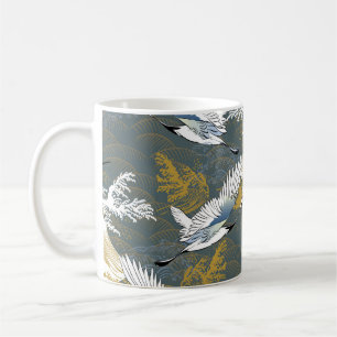 Japanisches Muster. Traditioneller Hintergrund Kaffeetasse