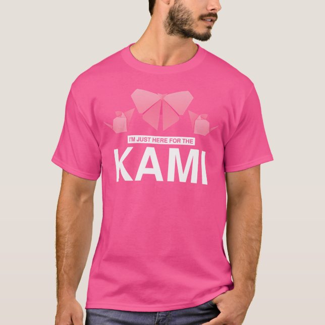 japanisches Origami-Design und farbenfrohe Kirigam T-Shirt (Vorderseite)