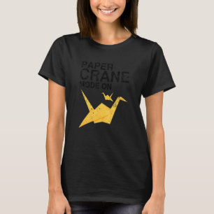 Japanisches Origami und farbenfrohes Kirigami Orig T-Shirt
