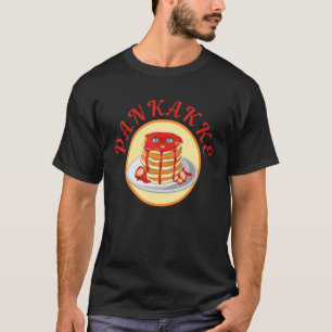 japanisches Pankakke und leckeres Pancake Food P T-Shirt