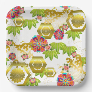 japanisches Party Pappteller