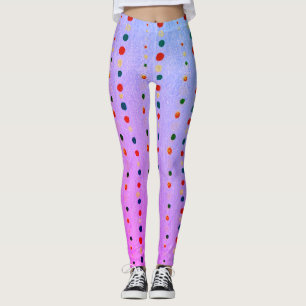 japanisches PATTER BRIGHT FUN DRUCKTE Leggings