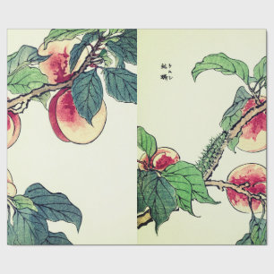 Japanisches PEACH TREE Wrapping Paper Geschenkpapier
