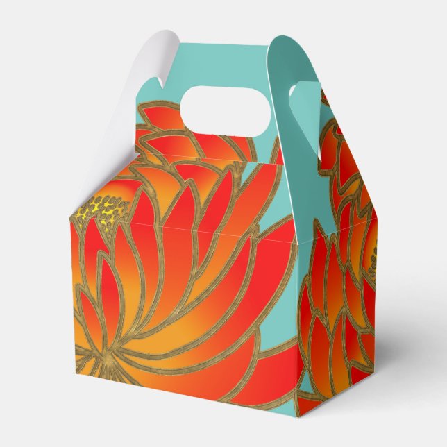 Japanisches Printthema Geschenkschachtel (Vorderseite)