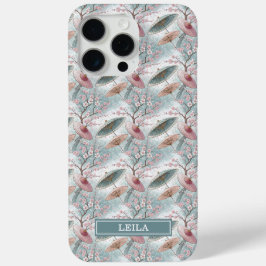 Japanisches Sakura-Schirmmuster mit Monogramm Case-Mate iPhone Hülle