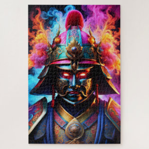 Japanisches Samurai-Jigsaw-Puzzle