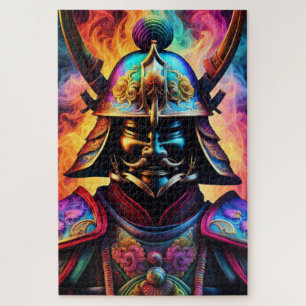 Japanisches Samurai-Jigsaw-Puzzle