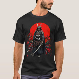 Japanisches Samurai-Krieger-T-Shirt T-Shirt