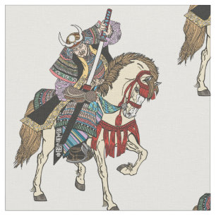 Japanisches Samurai-Pferd Stoff