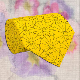Japanisches Siegel floral / Sun Pattern Neck Tie Krawatte