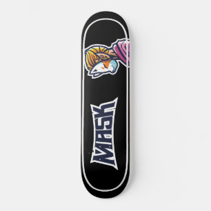 Japanisches Skateboard, Schwarzes Japanisches Skat Skateboard