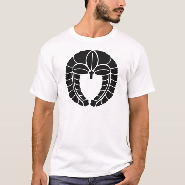 Japanisches Symbol des Familienwappen-(KAMON) T-Shirt (Vorderseite)
