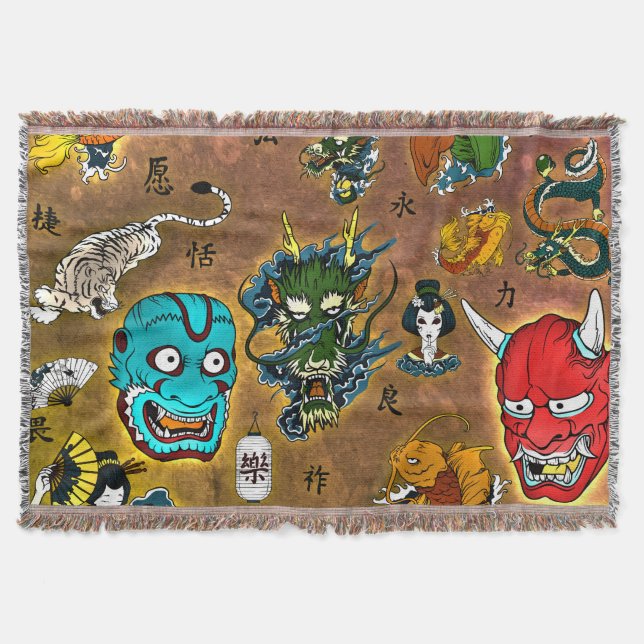 Japanisches Thema Decke (Vorderseite)