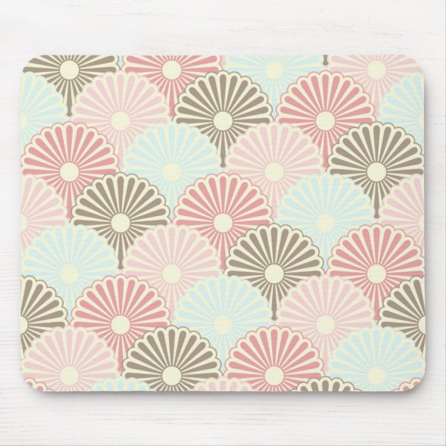 Japanisches Vintages Muster Mousepad (Vorne)