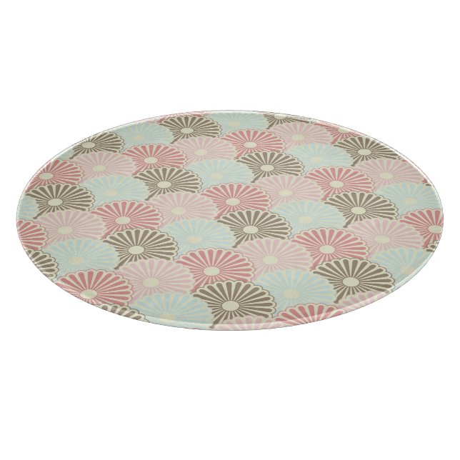 Japanisches Vintages Muster Schneidebrett (Ecke)