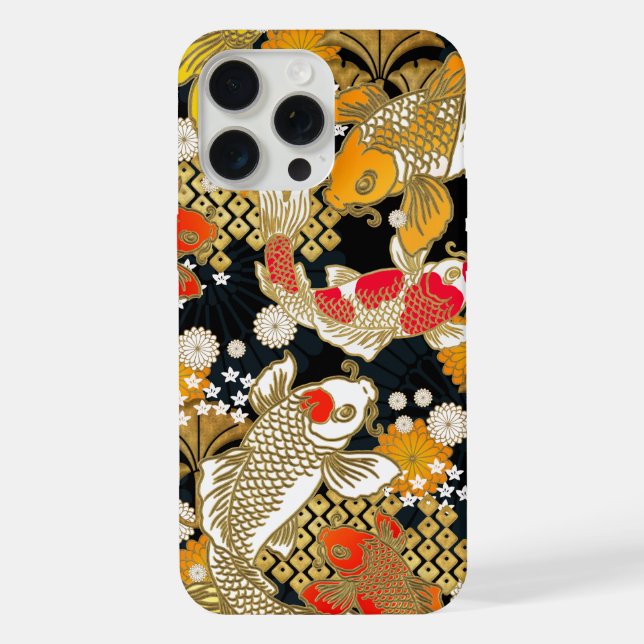 japanisches Waschmuster iPhone 15 Pro Max Hülle (Rückseite)