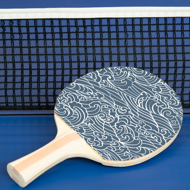 japanisches Wave Style-Muster Tischtennis Schläger (InSitu)