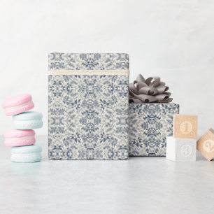 Japanisches Winter-Botanik-Toile-Floral-Wrap-Pa Geschenkpapier