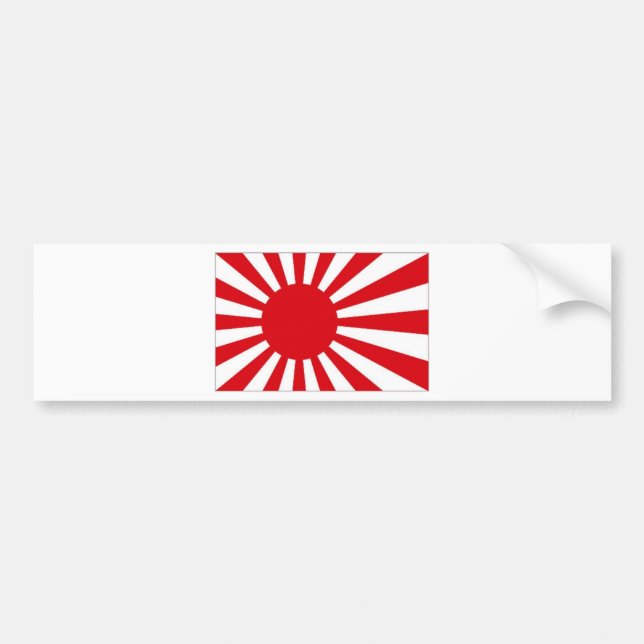 Japanmarinefahne Autoaufkleber (Vorne)