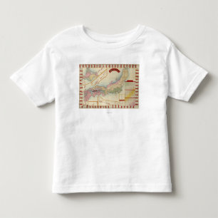 JapanPanoramic MapJapan Kleinkind T-shirt
