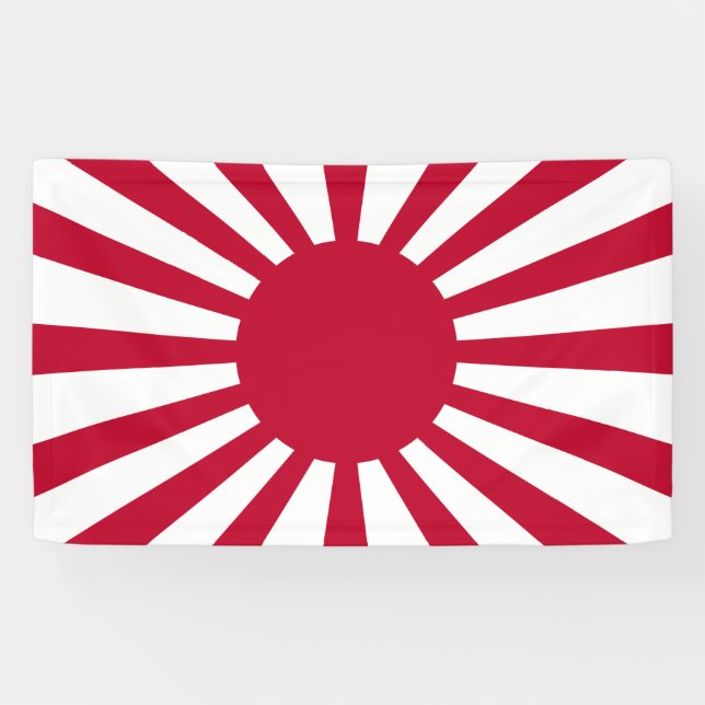 Japans Flagge des Kaiserkrieges Banner (Horizontal)