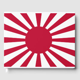 Japans Flagge des Kaiserkrieges Gästebuch