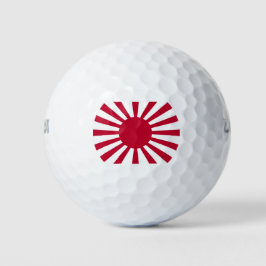 Japans Flagge des Kaiserkrieges Golfball