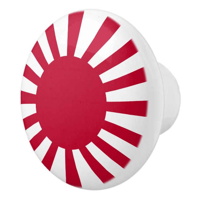Japans Flagge des Kaiserkrieges Keramikknauf (Rechts)