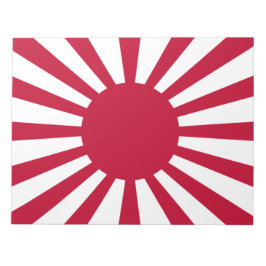 Japans Flagge des Kaiserkrieges Notizblock