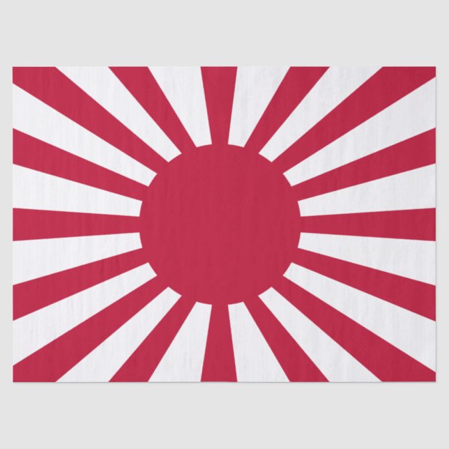 Japans Flagge des Kaiserkrieges Seidenpapier (Vorderseite)